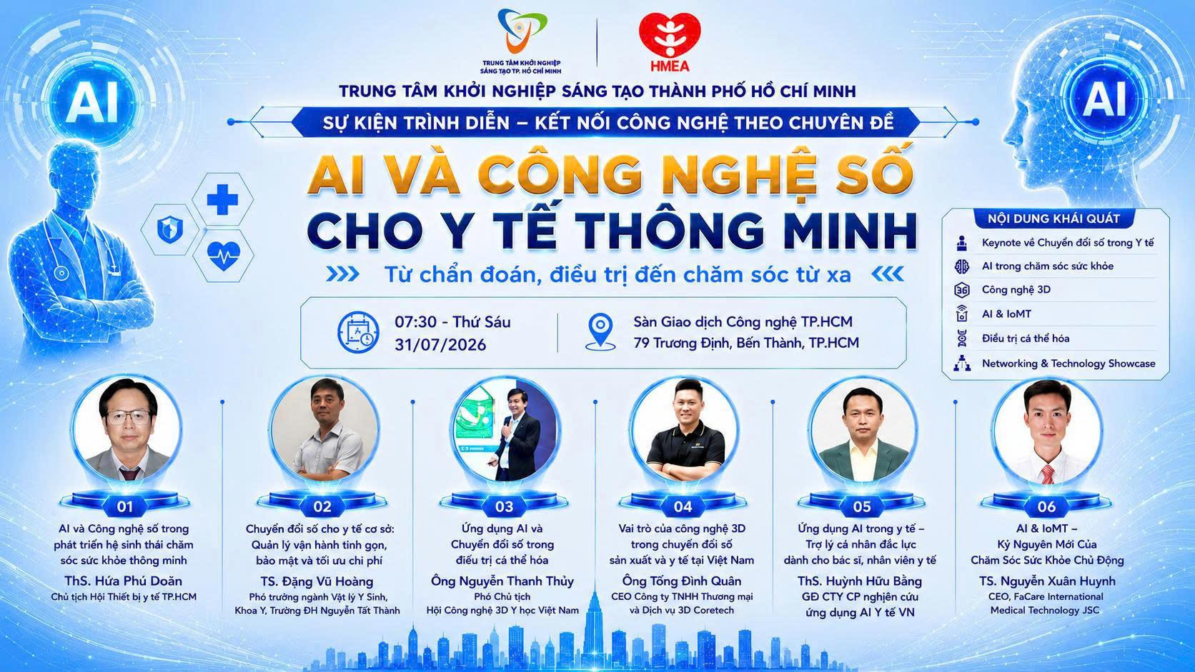 SỰ KIỆN TRÌNH DIỄN - KẾT NỐI CÔNG NGHỆ THEO CHUYÊN ĐỀ “AI và Công nghệ số cho Y tế thông minh: Từ chẩn đoán, điều trị đến chăm sóc từ xa”