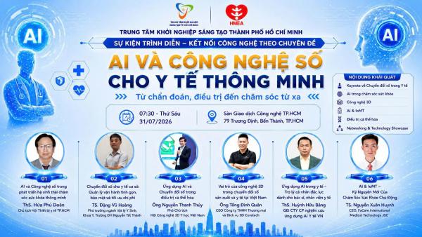 SỰ KIỆN TRÌNH DIỄN - KẾT NỐI CÔNG NGHỆ THEO CHUYÊN ĐỀ “AI và Công nghệ số cho Y tế thông minh: Từ chẩn đoán, điều trị đến chăm sóc từ xa”